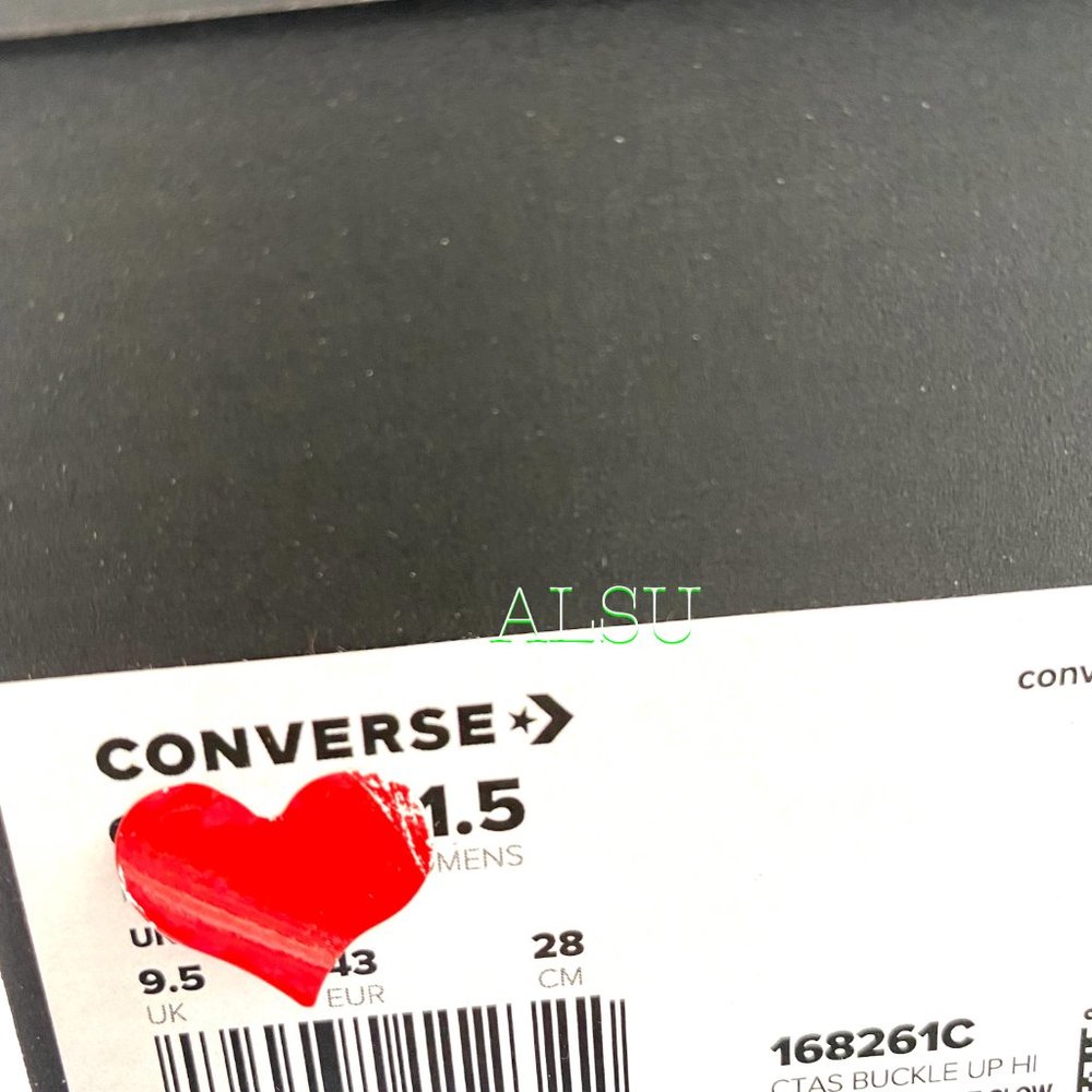 Converse Chuck Taylor AS High Top Buckle Black Men's Size 10 10.5 168261C - Picture 11 of 11
